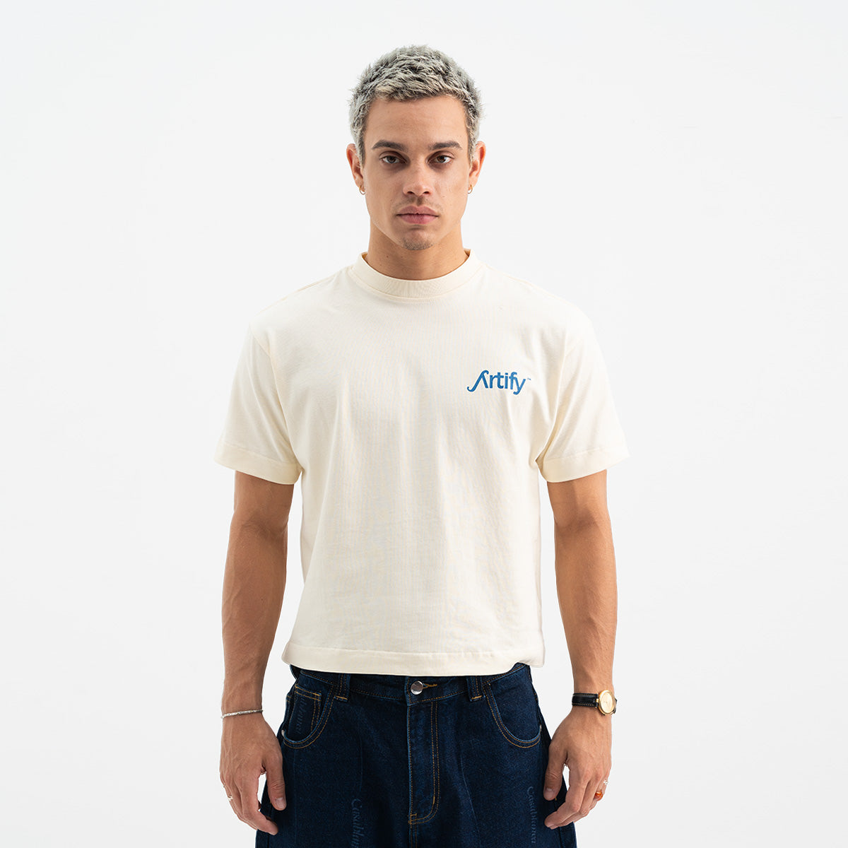 CLASSIC 'CASABLANCA' TEE OFFWHITE