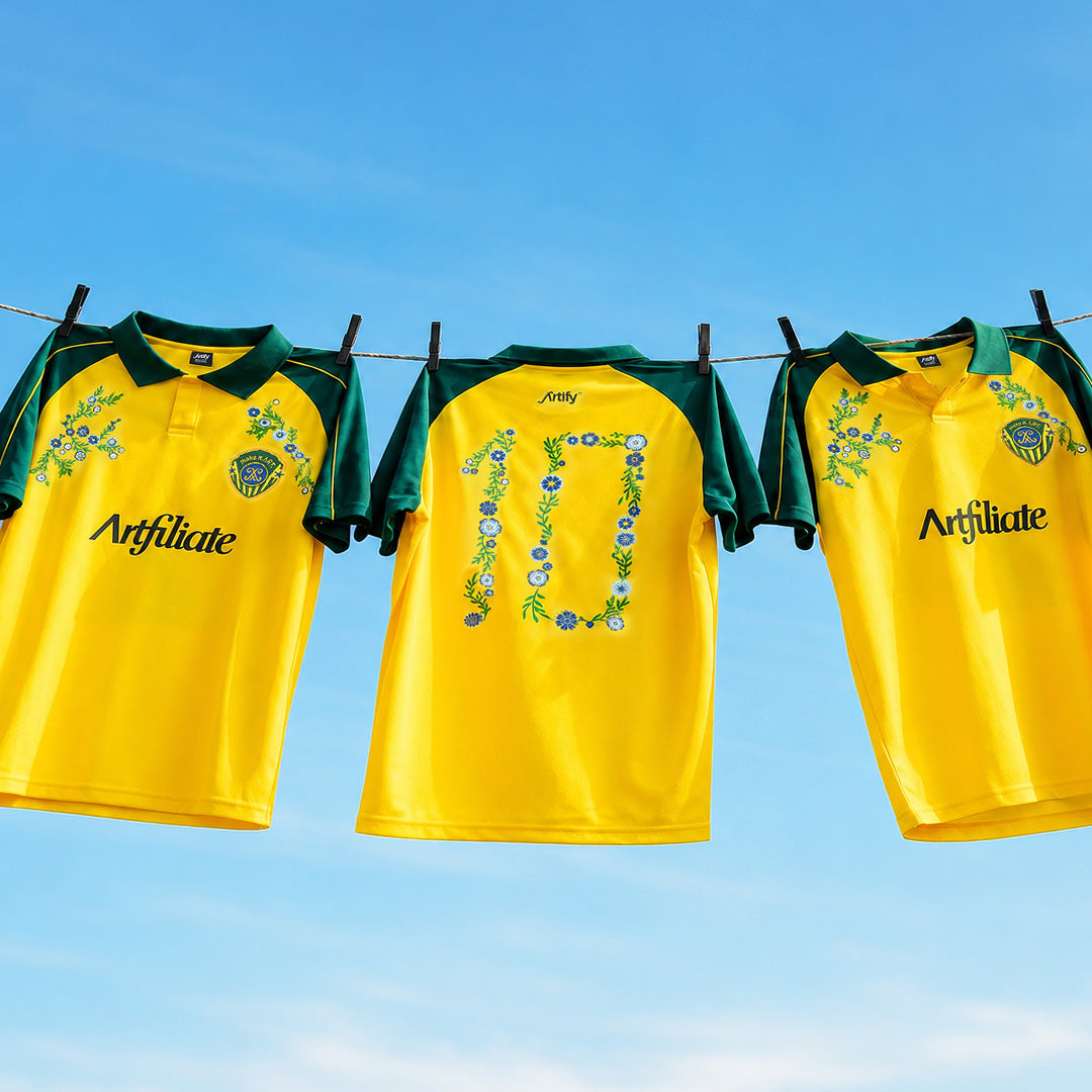 CLASSIC EMBROIDERED JERSEY "BRAZIL"