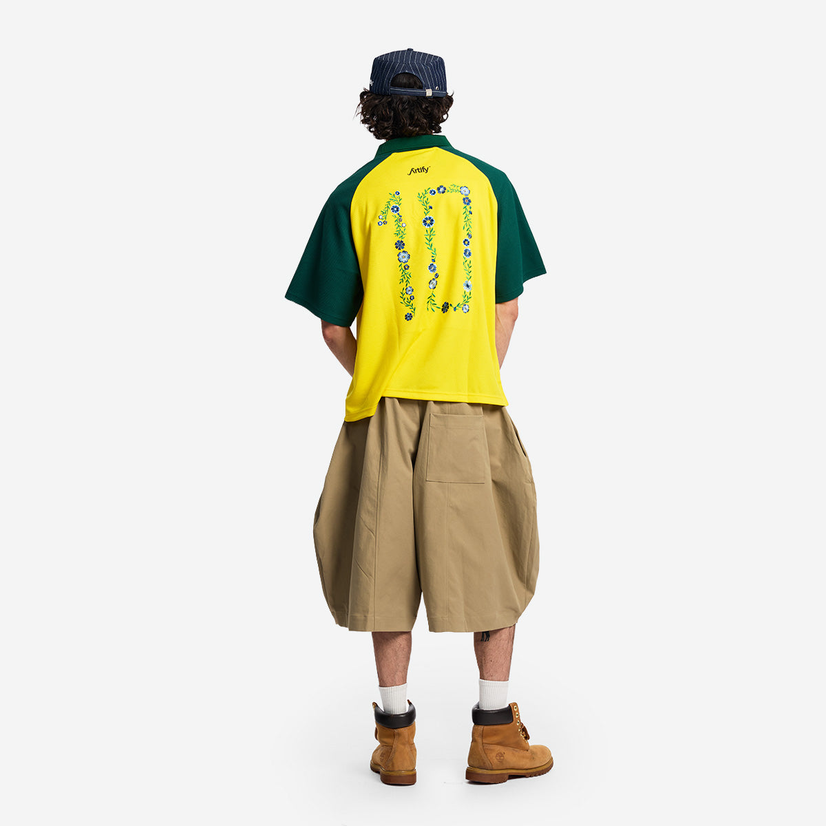 CLASSIC KHAKI DOUBLE PLEATED SHORTS