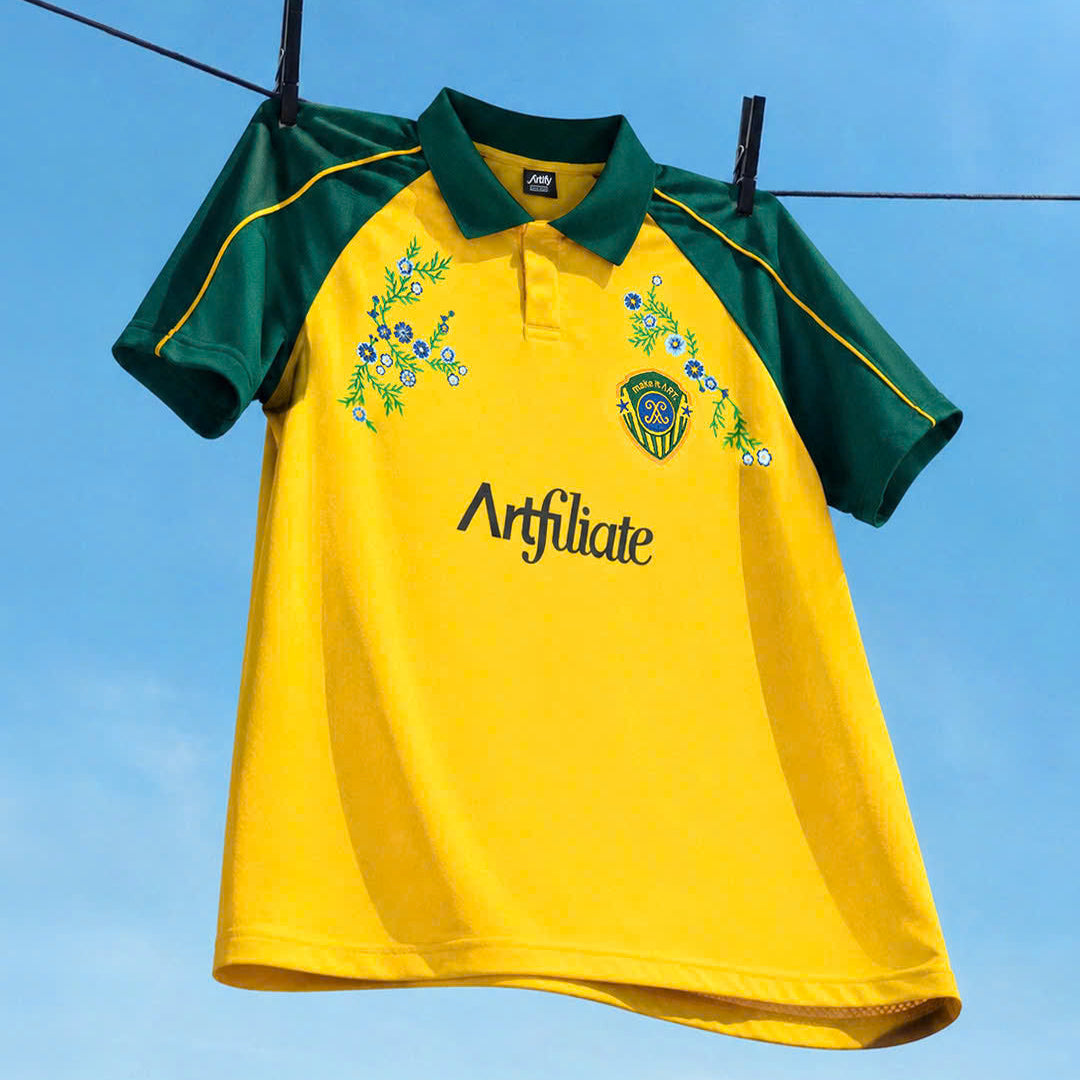CLASSIC EMBROIDERED JERSEY "BRAZIL"