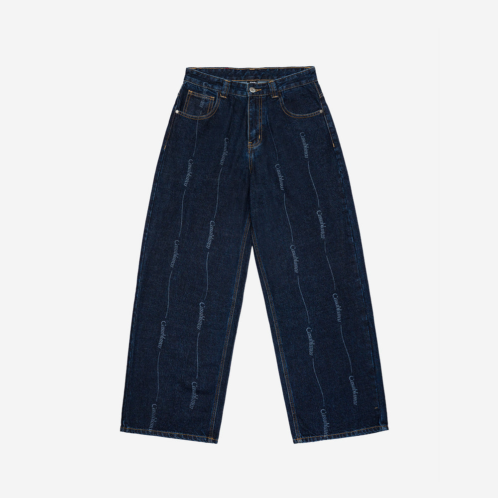 REGEN FADED LOGO JEANS