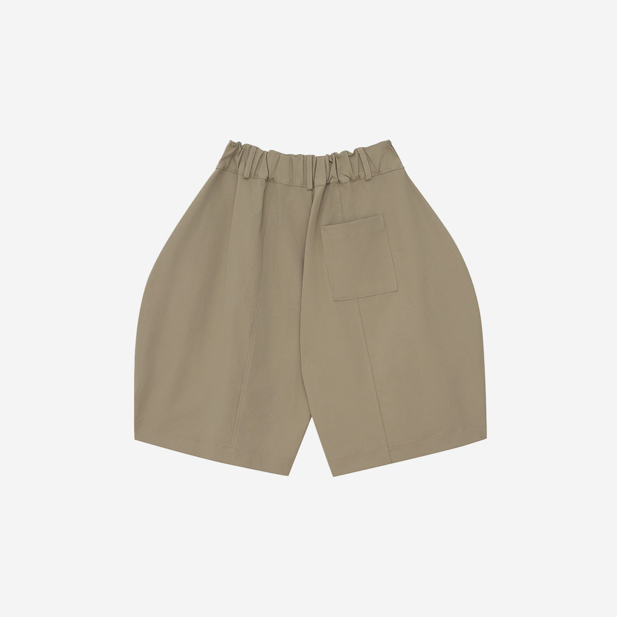 CLASSIC KHAKI DOUBLE PLEATED SHORTS