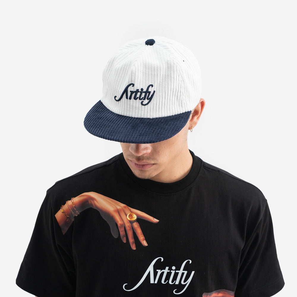 CLASSIC NAVY CORDUROY CAP