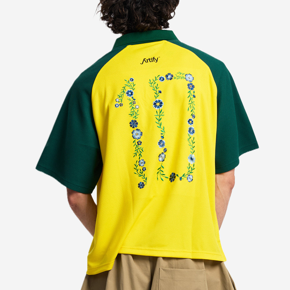 CLASSIC EMBROIDERED JERSEY "BRAZIL"
