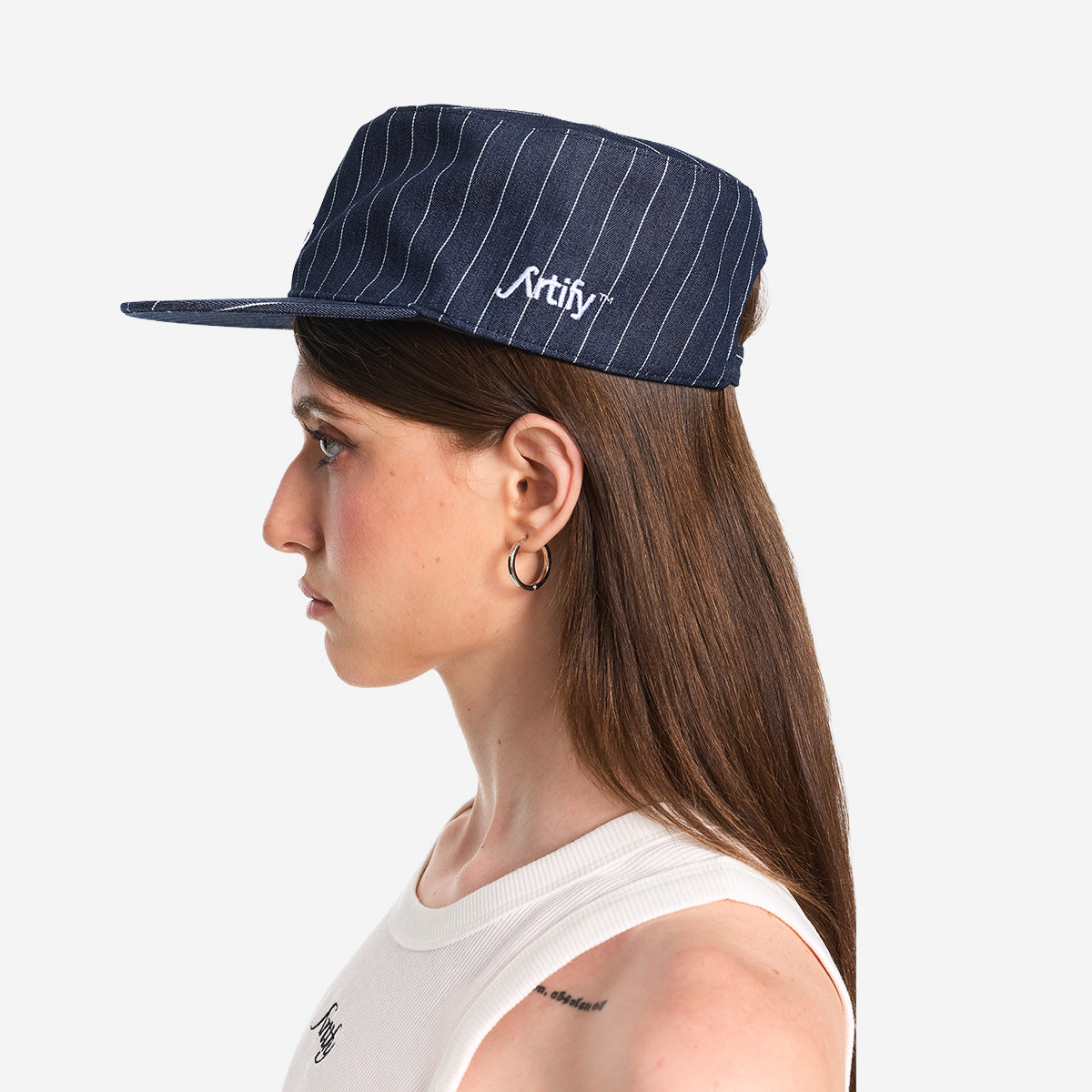 CLASSIC PILLBOX DENIM CAP