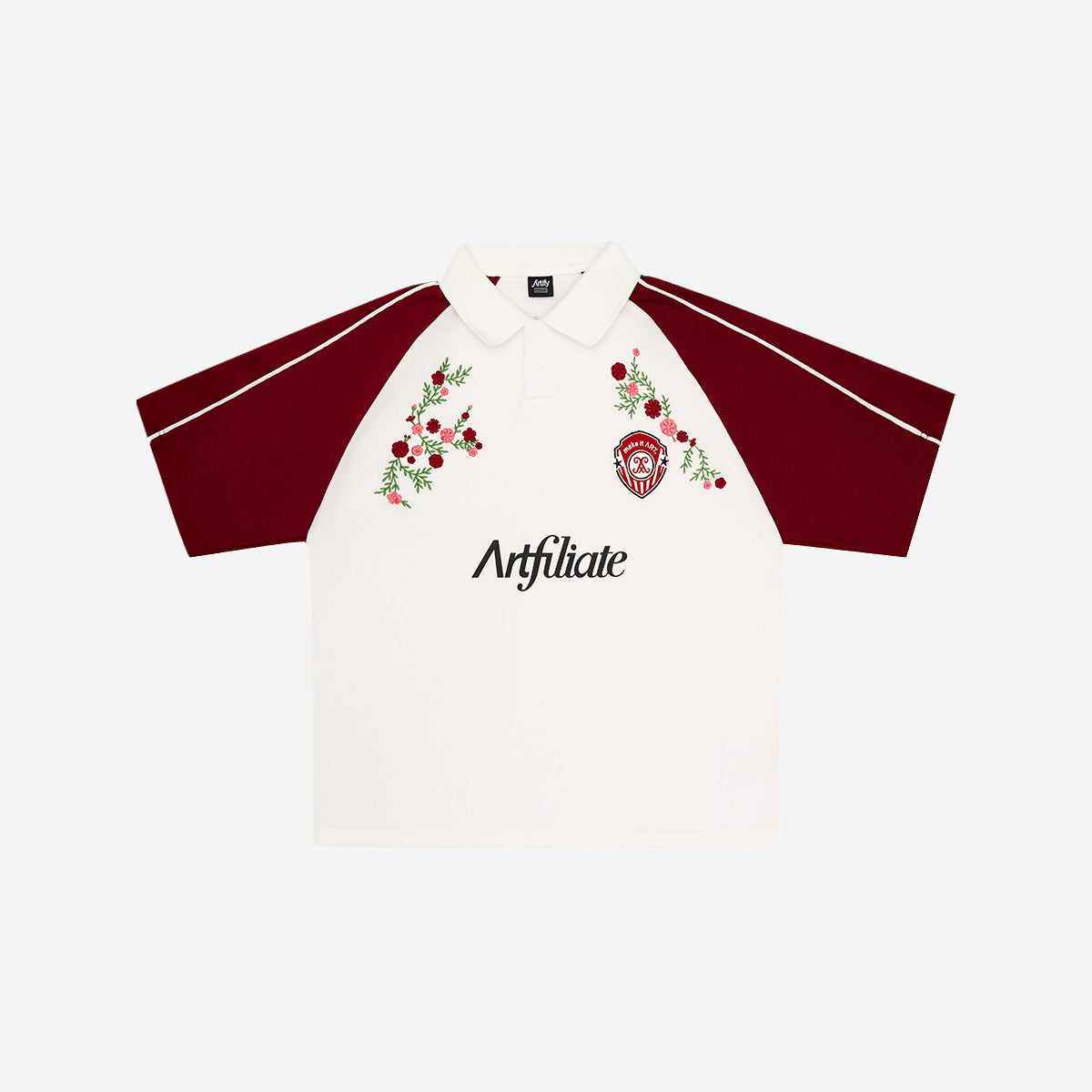 CLASSIC EMBROIDERED JERSEY "BURGUNDY"