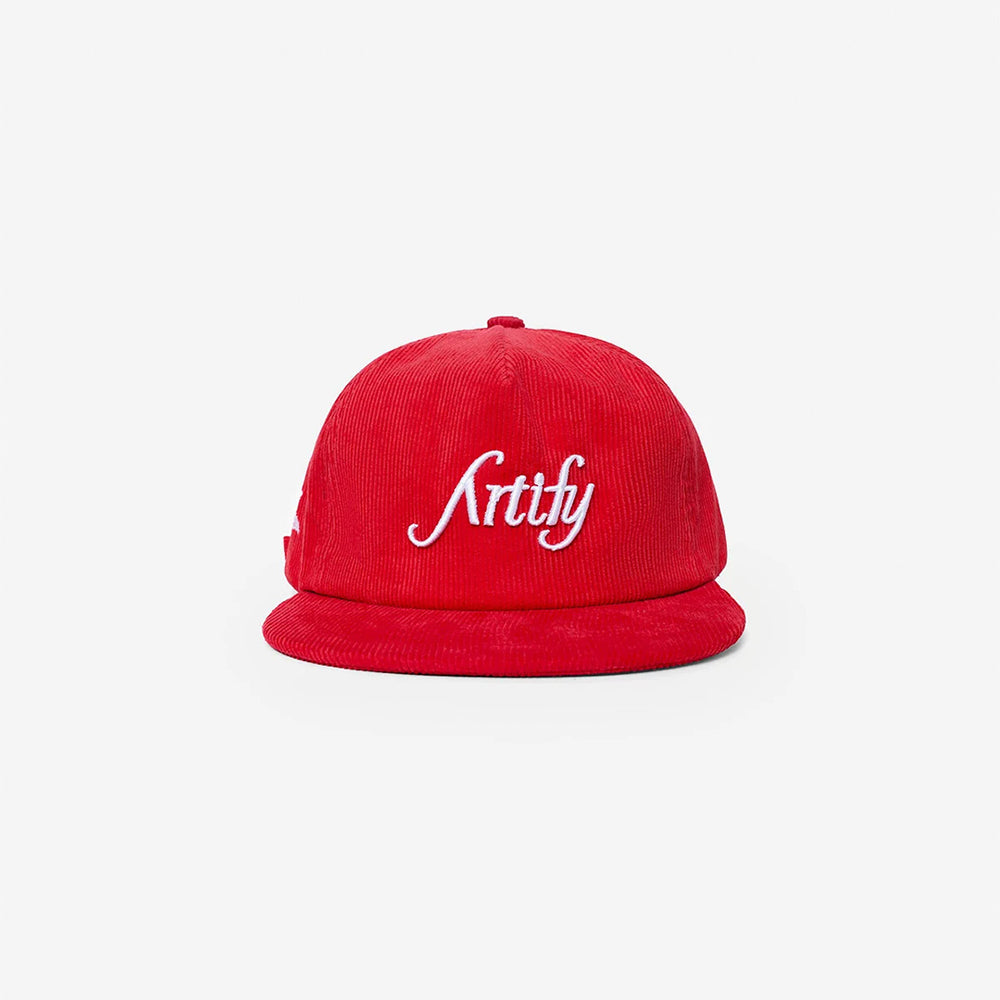 CLASSIC RED CORDUROY CAP